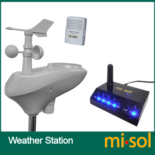 Misol/ipオブザーバーソーラーワイヤレスインターネット遠隔監視気象ステーションMS-WS-2600-1-温度計問屋・仕入れ・卸・卸売り