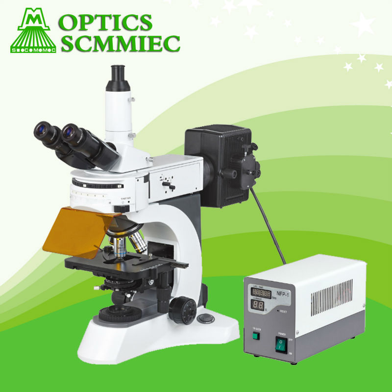 落射蛍光顕微鏡sc-n800f三眼鏡筒生物100w付きhbofluorecentデバイス-顕微鏡問屋・仕入れ・卸・卸売り