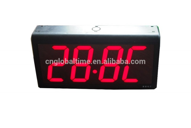 Globaltime 4桁ledウォールクロック、ip時計、tempearatureと湿度モニター-温度計問屋・仕入れ・卸・卸売り