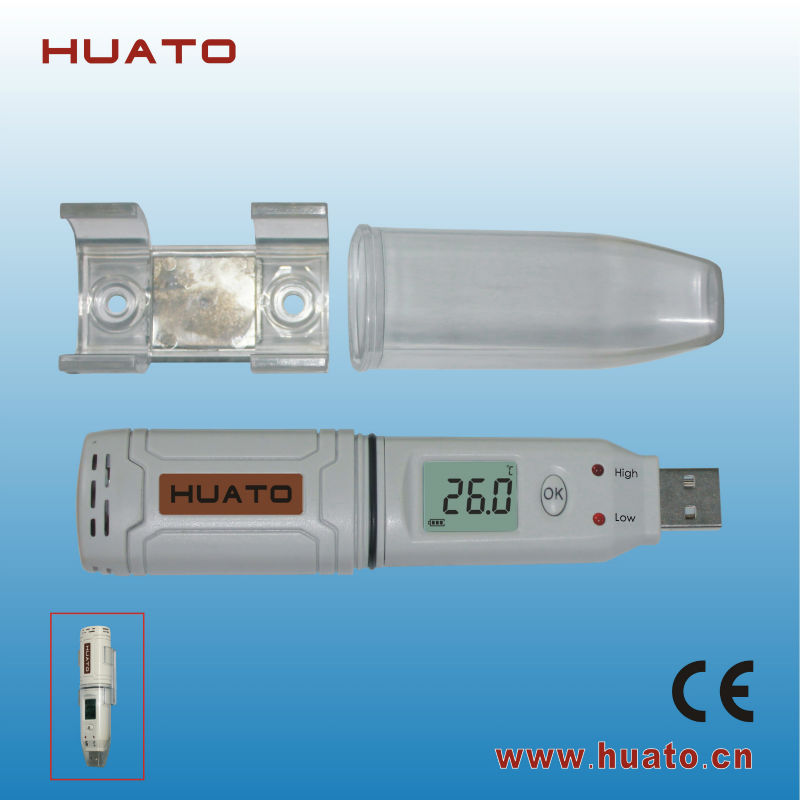 Usb温度データロガー/防水温度データロガーhuato he170-温度計問屋・仕入れ・卸・卸売り