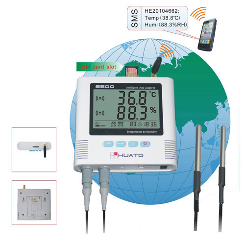 温度制御のアラームgsmsmsgsmの温度監視警報温度データロガー-温度計問屋・仕入れ・卸・卸売り