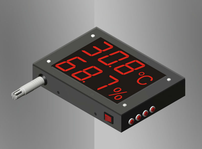 リモートled表示温度計の工場/倉庫/ワークショップ: 視覚的な大型ledthemometer湿度計温度計湿度計-温度計問屋・仕入れ・卸・卸売り
