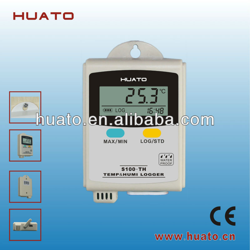 Lcdディスプレイ温度と湿度データロガー-20〜70度摂氏-温度計問屋・仕入れ・卸・卸売り