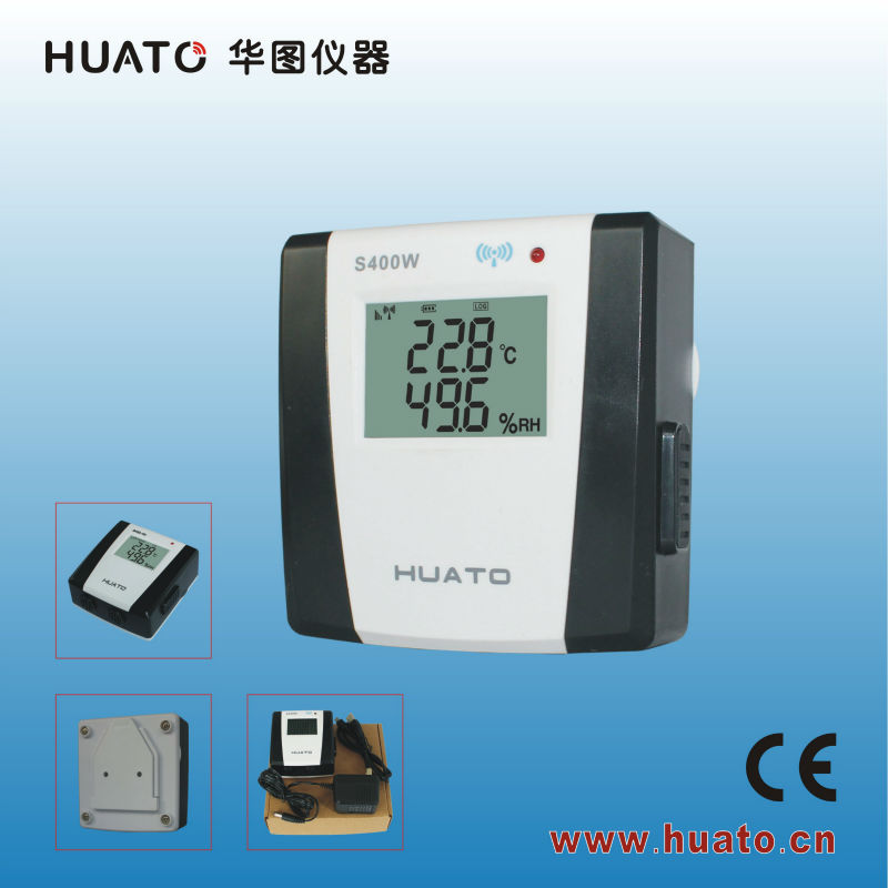 環境リアルタイム監視と記録ワイヤレスデータロガー温度湿度S400W-TH-温度計問屋・仕入れ・卸・卸売り