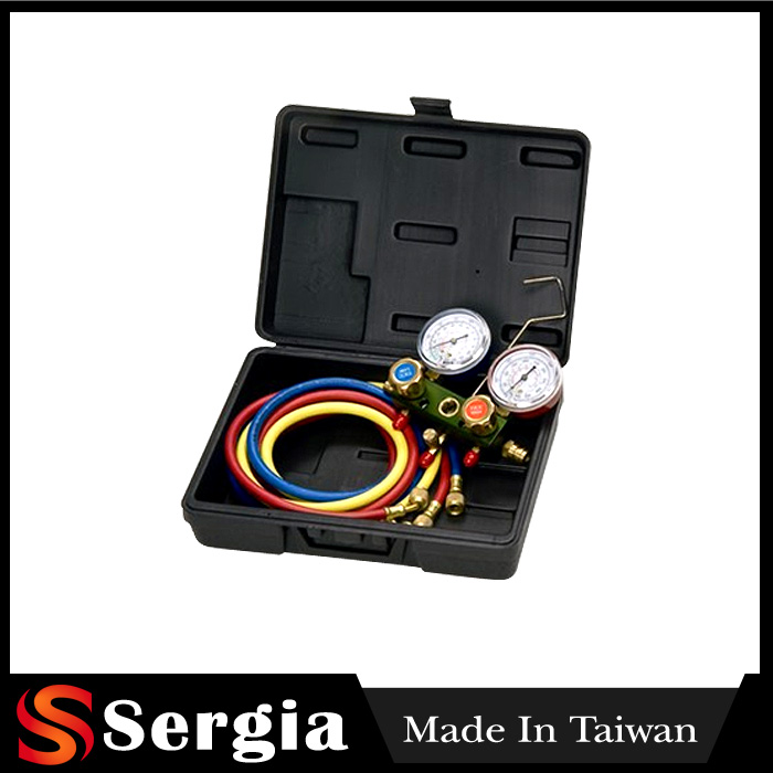 正確なツールメーカー台湾製r12 r134aマニホールドゲージセット-圧力計問屋・仕入れ・卸・卸売り