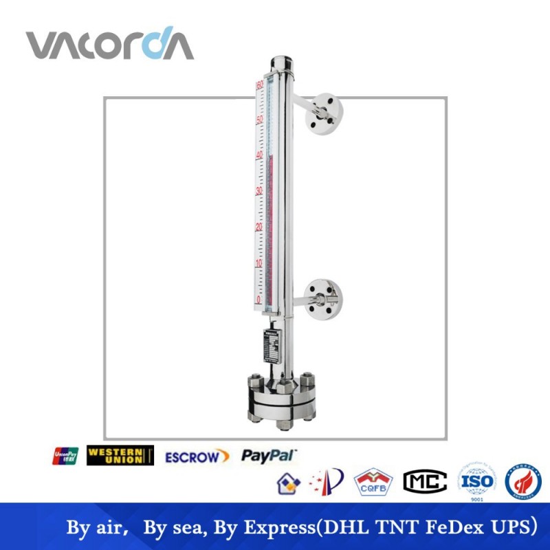 磁気フラップ付き水タンクのレベルゲージマウントされている側-圧力計問屋・仕入れ・卸・卸売り