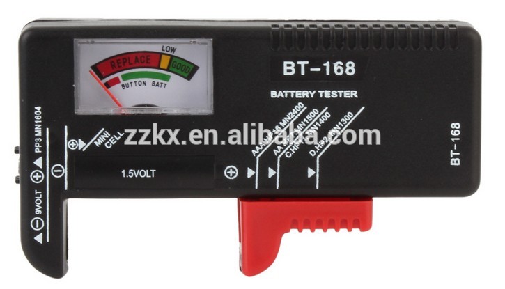 アナログバッテリーテスターbt168/バッテリー容量チェッカー1.5v9vボタン電池aaaaacd-バッテリーテスター問屋・仕入れ・卸・卸売り