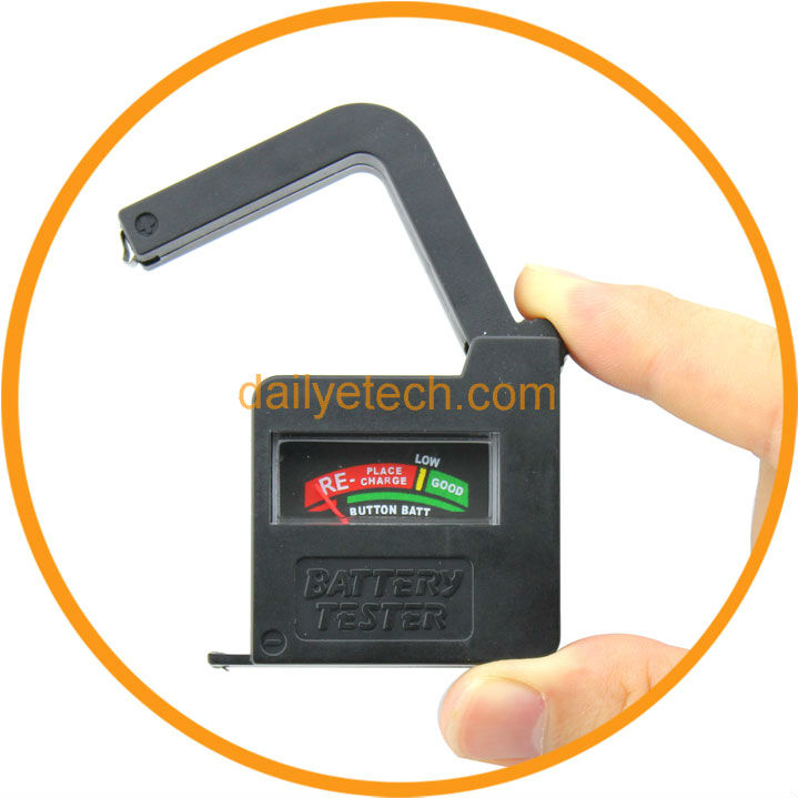 新しいaa/aaa/c/d/18650/9v/1.5vユニバーサルボタンセルバッテリー容量テスターチェッカーdailyetechからボルト黒-バッテリーテスター問屋・仕入れ・卸・卸売り
