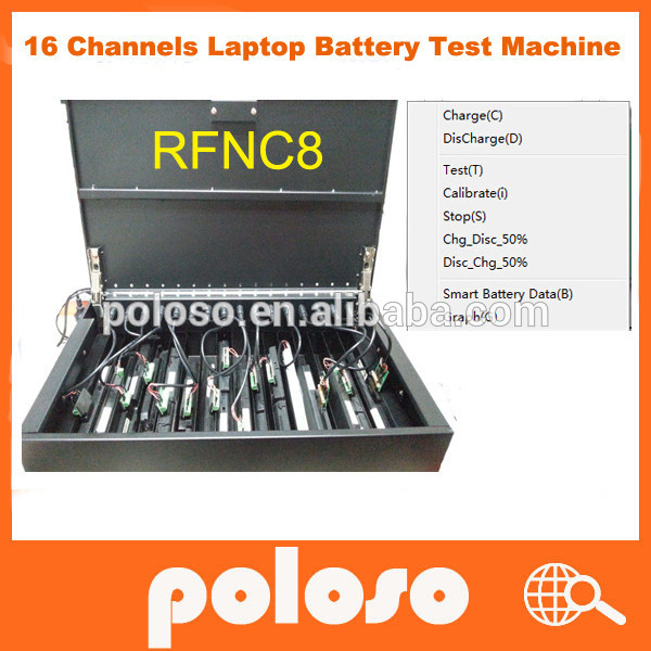 16- チャンネルrfnc8ユニバーサルノートパソコンのバッテリーを持つアナライザソフトウェア-バッテリーテスター問屋・仕入れ・卸・卸売り