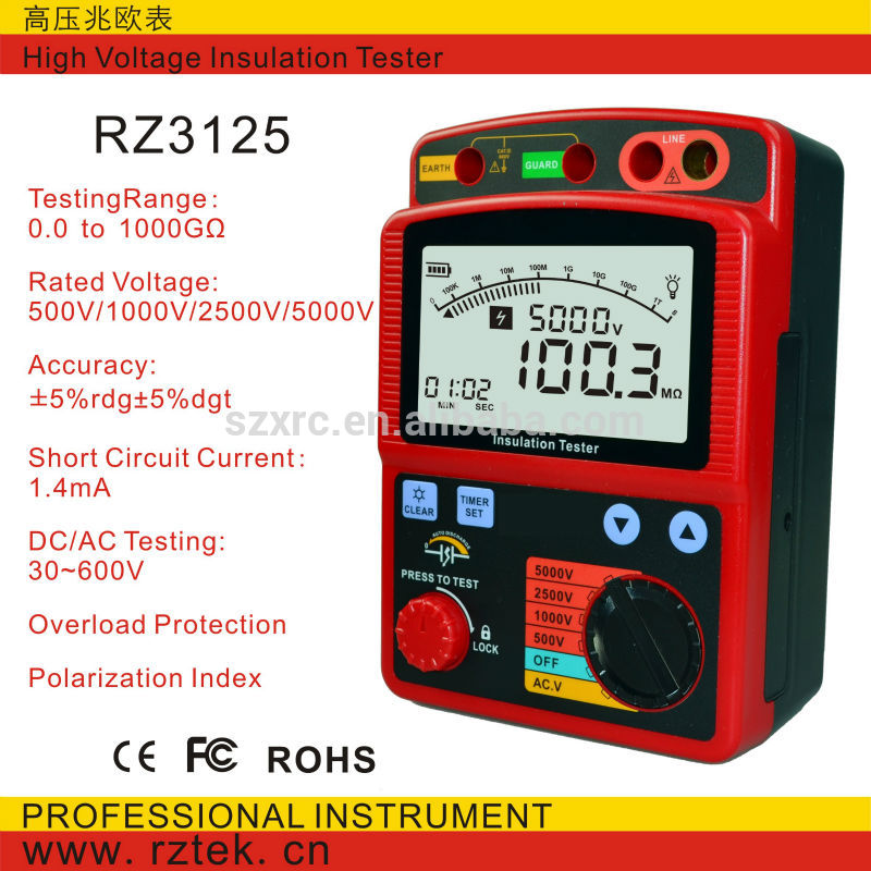 高電圧絶縁rz3125テスター-抵抗計問屋・仕入れ・卸・卸売り