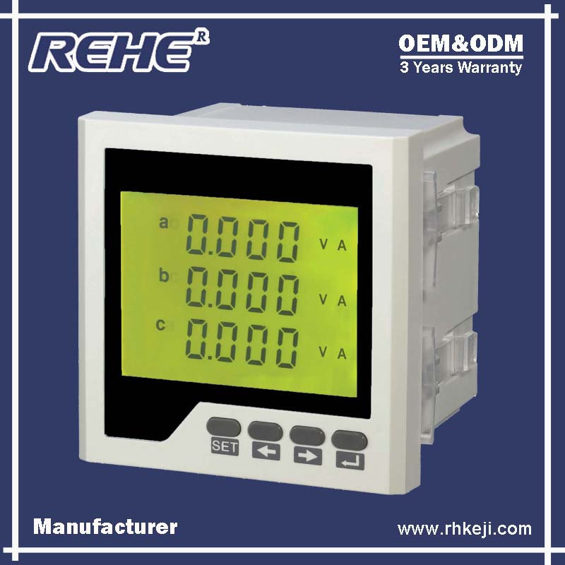 Rh- 3uif3yデジタルlcd現在の三相電圧周波数の組み合わせメートルマルチ- ファンクションメーター-周波数計問屋・仕入れ・卸・卸売り