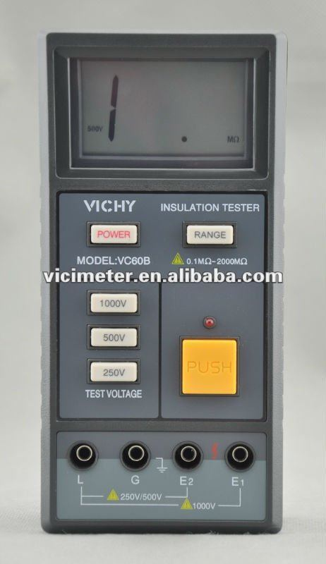 VC60Bのデジタル絶縁抵抗のメートル-抵抗計問屋・仕入れ・卸・卸売り