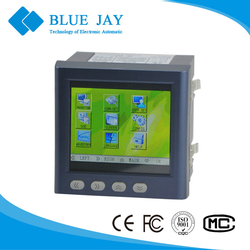 BJ-194Q-9SY電気パワーパネルメータ、 Lcdディスプレイ電源データロガー、 三相アンペア電圧電源fatorメーター-パワーメーター問屋・仕入れ・卸・卸売り