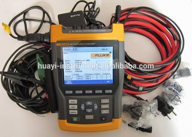 フルーク435シリーズii電源品質とエネルギーを持つアナライザusbおよびソフトウェア-パワーメーター問屋・仕入れ・卸・卸売り