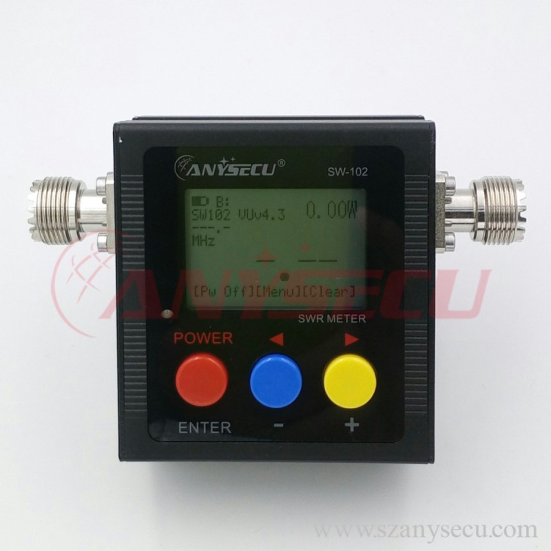 Anysecu sw-125-525 mhzデジタルvhf/uhfアンテナ電源& swrメーターでso239コネクタ用携帯ラジオ-パワーメーター問屋・仕入れ・卸・卸売り