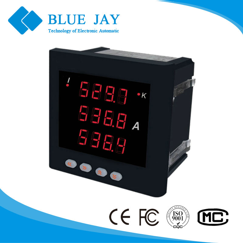 BJ-193I三相led電流パネルメータ、0-5a電流トランスを接続、rs485 modbus-rtu-パワーメーター問屋・仕入れ・卸・卸売り