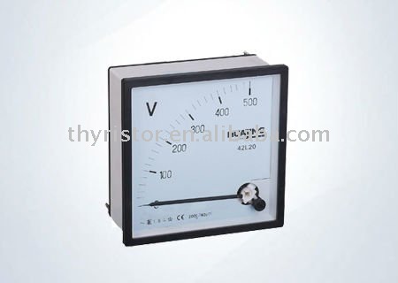 42L20パネルメーターのアナログのパネルの電流計および電圧計-電圧計問屋・仕入れ・卸・卸売り