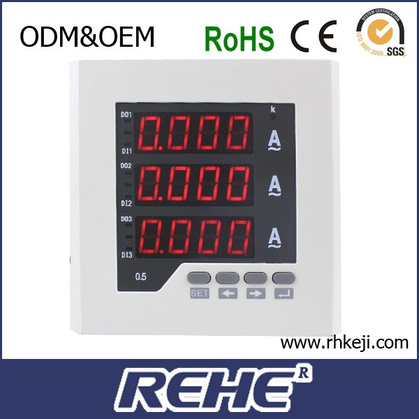RH-3AA23三相デジタルアナログacアンペアメーター-流速計問屋・仕入れ・卸・卸売り