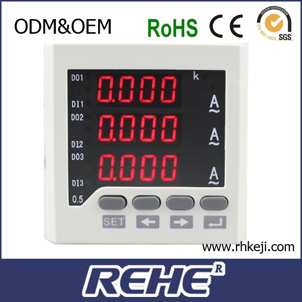 RH-3AA73三相デジタルアナログacアンペアメーター-流速計問屋・仕入れ・卸・卸売り