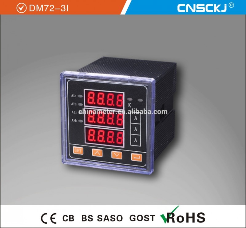 三相のデジタル電流計dm72-3i中国製ディスプレイ-流速計問屋・仕入れ・卸・卸売り