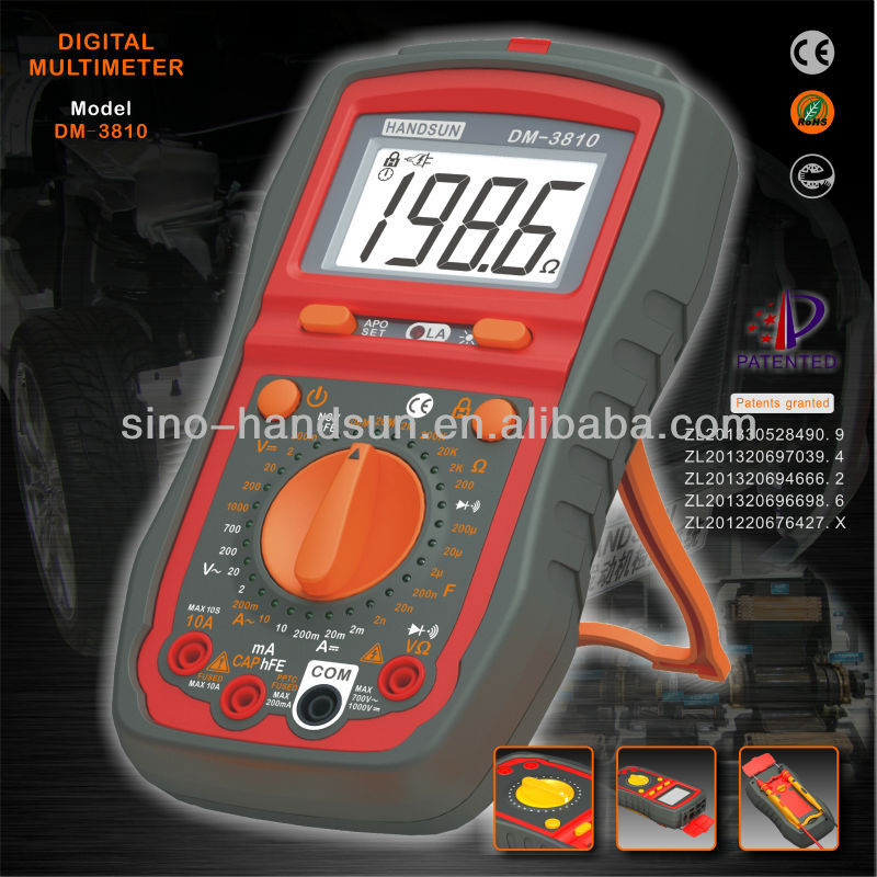 最新のデジタルマルチメータ( dm- 3810)-マルチメーター問屋・仕入れ・卸・卸売り