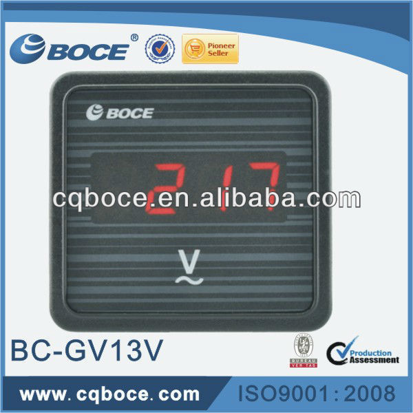 Ac電圧計デジタル単相発電機用bc-gv13v-電圧計問屋・仕入れ・卸・卸売り