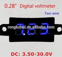 Dc3.50- 30.0v防水2行0.28" デジタル電圧計-電圧計問屋・仕入れ・卸・卸売り