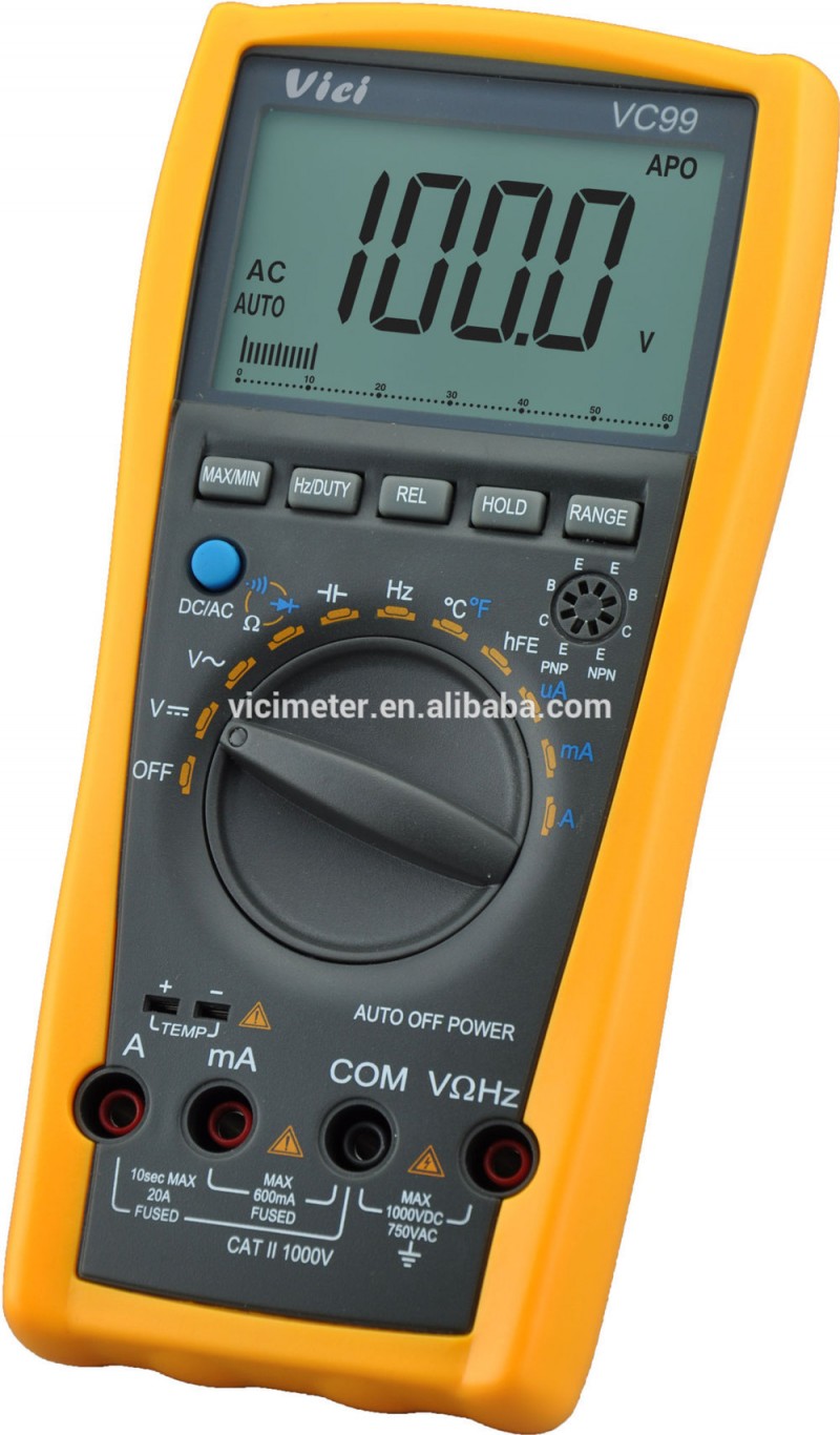 ヴィシーvc99電気測定器acdc電圧テスターデジタルマルチメータデジタルマルチメータ-マルチメーター問屋・仕入れ・卸・卸売り