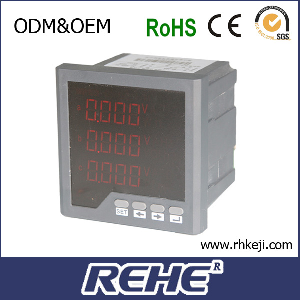 RH-3AV63中国工場価格デジタルledディスプレイ三相電圧計-電圧計問屋・仕入れ・卸・卸売り