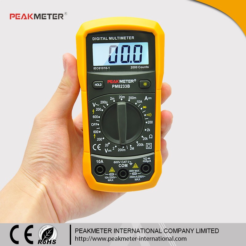 Peakmeter高品質3 1/2手動レンジrohsとceマルチメータ-マルチメーター問屋・仕入れ・卸・卸売り