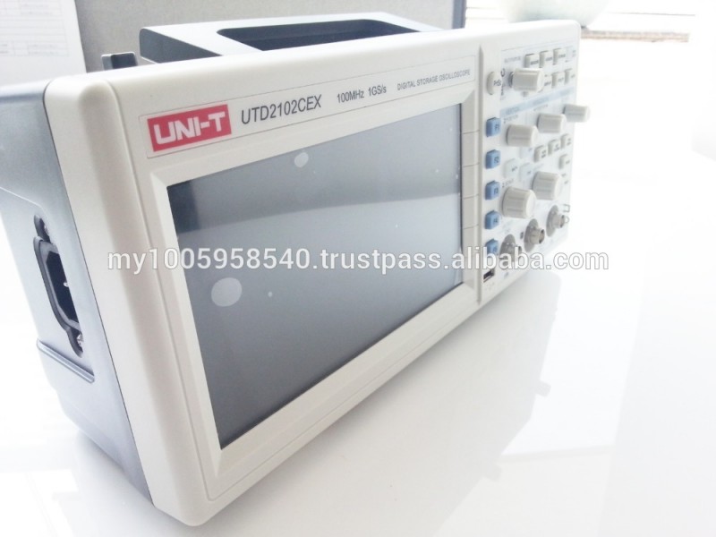 UTD2102CEXデジタルusbオシロスコープ100 mhz 2チャネル1gsa/s 7 'tft液晶800 × 480-オシロスコープ問屋・仕入れ・卸・卸売り
