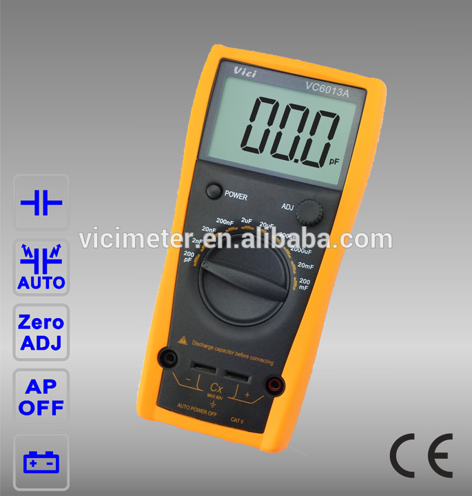桁デジタルキャパシタンスメートルvc6013a1999年9v電池供給-その他電子計測器問屋・仕入れ・卸・卸売り