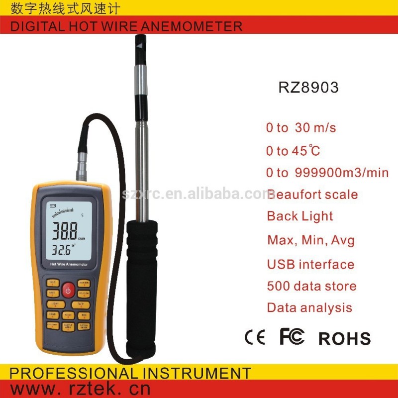 ホットワイヤーrz8903風速計-速度測定器問屋・仕入れ・卸・卸売り