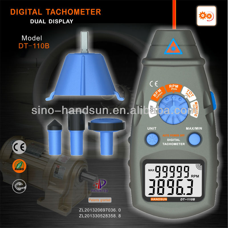 最新のデジタルタコメーター( dt- 110b)-速度測定器問屋・仕入れ・卸・卸売り
