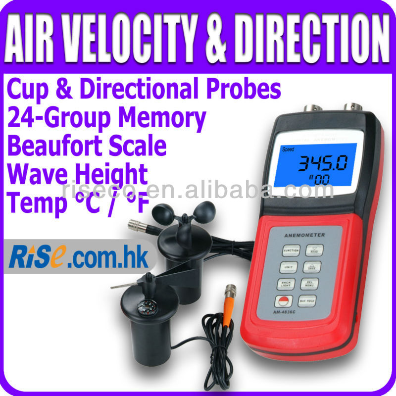気流の風速のメートルのコップの方向調査C F Beaufort風力計-速度測定器問屋・仕入れ・卸・卸売り
