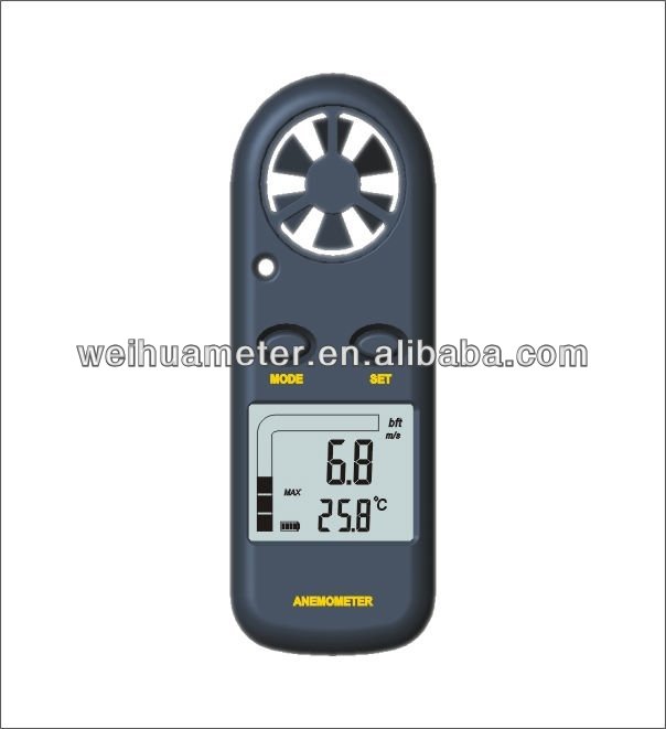 風速計ハンディ ミニ風速計ポケット サイズ風速計で グレード表示DA816 (WH816)-ゲージ問屋・仕入れ・卸・卸売り