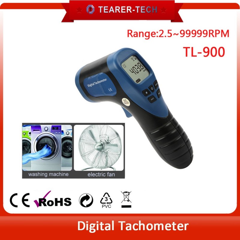 TL-900液晶デジタルレーザータコメータ非接触rpmタコメータテストメーター速度計ハンドヘルド高品質-速度測定器問屋・仕入れ・卸・卸売り