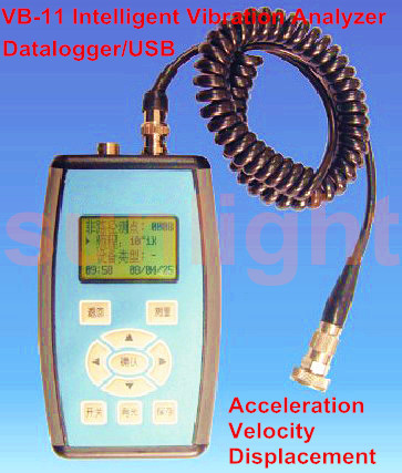 インテリジェント振動アナライザ、 データロガー/usbvb-11-速度測定器問屋・仕入れ・卸・卸売り
