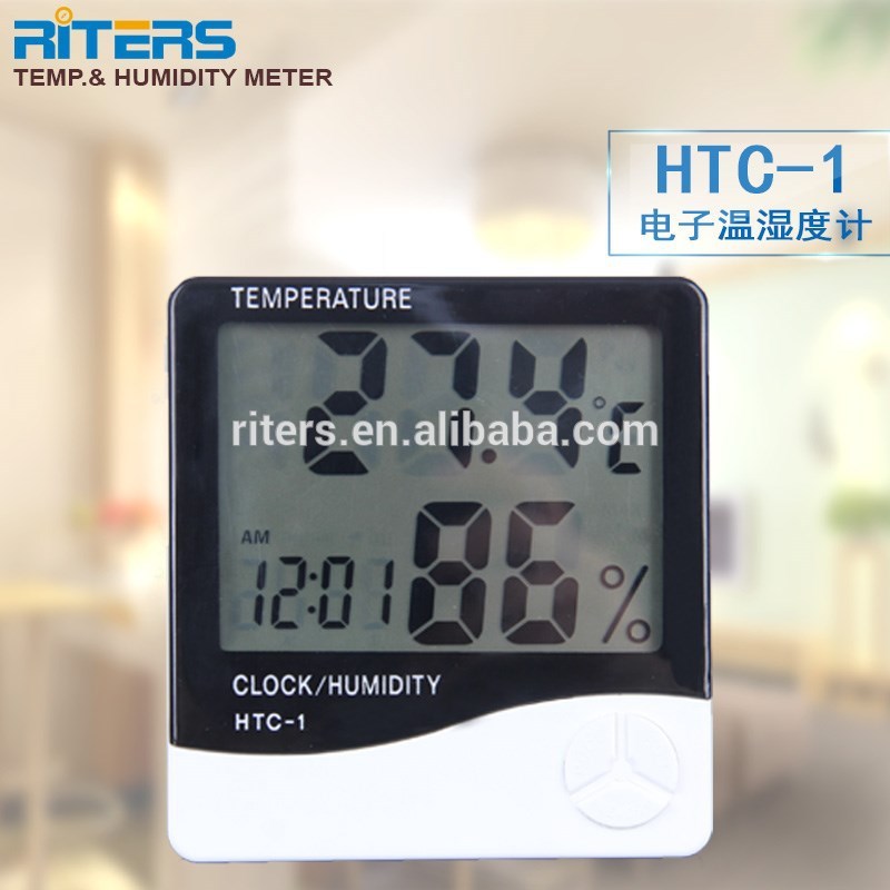 大型デジタルサーモスタットhtc-1riters温度センサー液晶ディスプレイデジタル温湿度計温度と湿度-水分計問屋・仕入れ・卸・卸売り