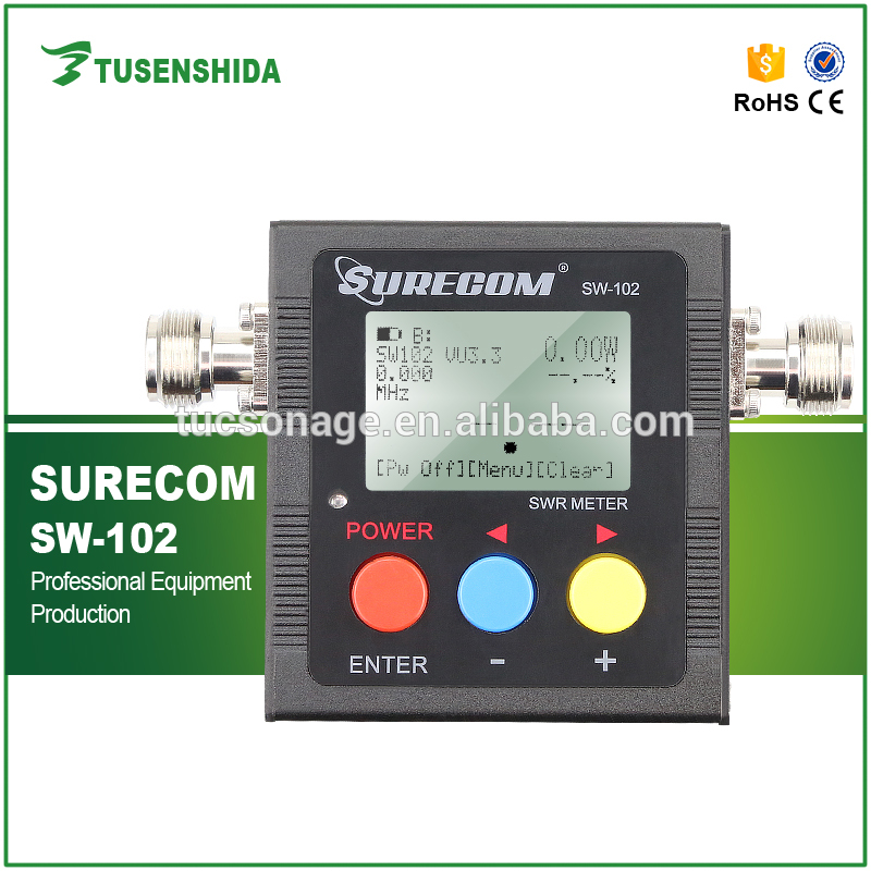 Surecom sw-shortwareアンテナvhf/uhf 125-525 mhzパワー& swrメーター-その他分析器問屋・仕入れ・卸・卸売り