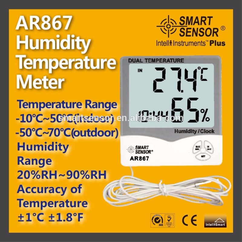 湿度&温度計AR867 スマート センサー-水分計問屋・仕入れ・卸・卸売り