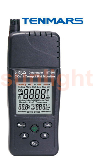 二酸化炭素co2st-501/温度/rhメートルデータロガーを使った、-ガス分析装置問屋・仕入れ・卸・卸売り