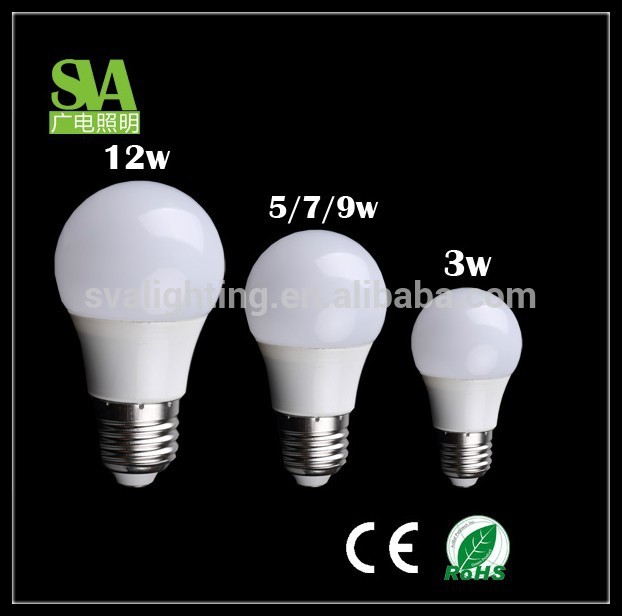 中国安いled電球ledランプce rohs 3ワット5ワット7ワット9ワット12ワットe27 led電球e27-LEDの球根ライト問屋・仕入れ・卸・卸売り
