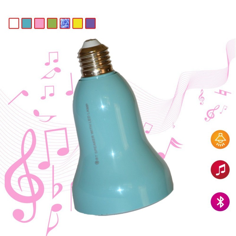 音楽オーディオスピーカーブルートゥースコントロールrgbフルカラーled回転光ランプ白電球-LEDの球根ライト問屋・仕入れ・卸・卸売り