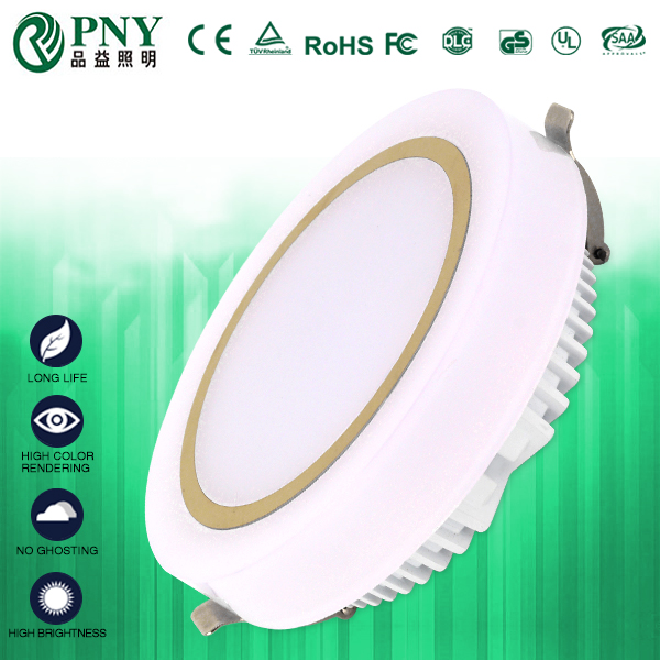 中国メーカーledダウンランプ8ワットゴールドカラーエッジled埋め込みダウン-LED Downlights問屋・仕入れ・卸・卸売り
