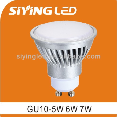 ハイパワーアルミra80 ww cw nw ce & rohs寧波6ワット7ワットledスポットライトgu10-LEDのスポットライト問屋・仕入れ・卸・卸売り