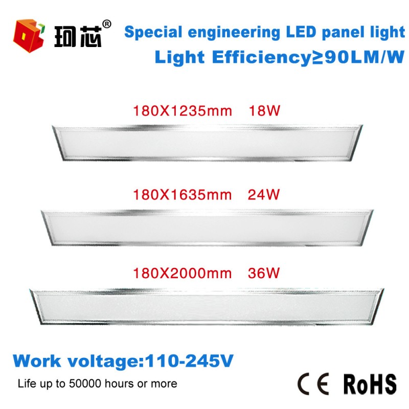 高品質輸出型超スリムledパネル光エピスターチップledソース180 × 1200ミリメートル-LEDの照明灯問屋・仕入れ・卸・卸売り