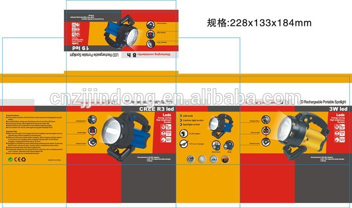導いた再充電可能な耐候性を備えたポータブルスポットライト-LEDのスポットライト問屋・仕入れ・卸・卸売り