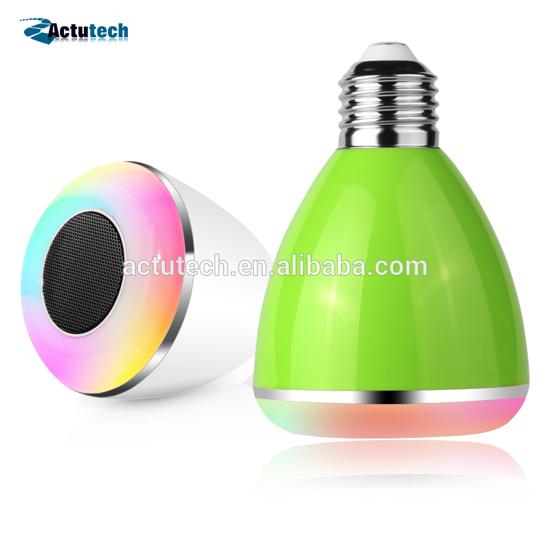 高品質の音楽音楽再生iosアンドロイドブルートゥーススマートスピーカー付き電球を導いた-LEDの球根ライト問屋・仕入れ・卸・卸売り