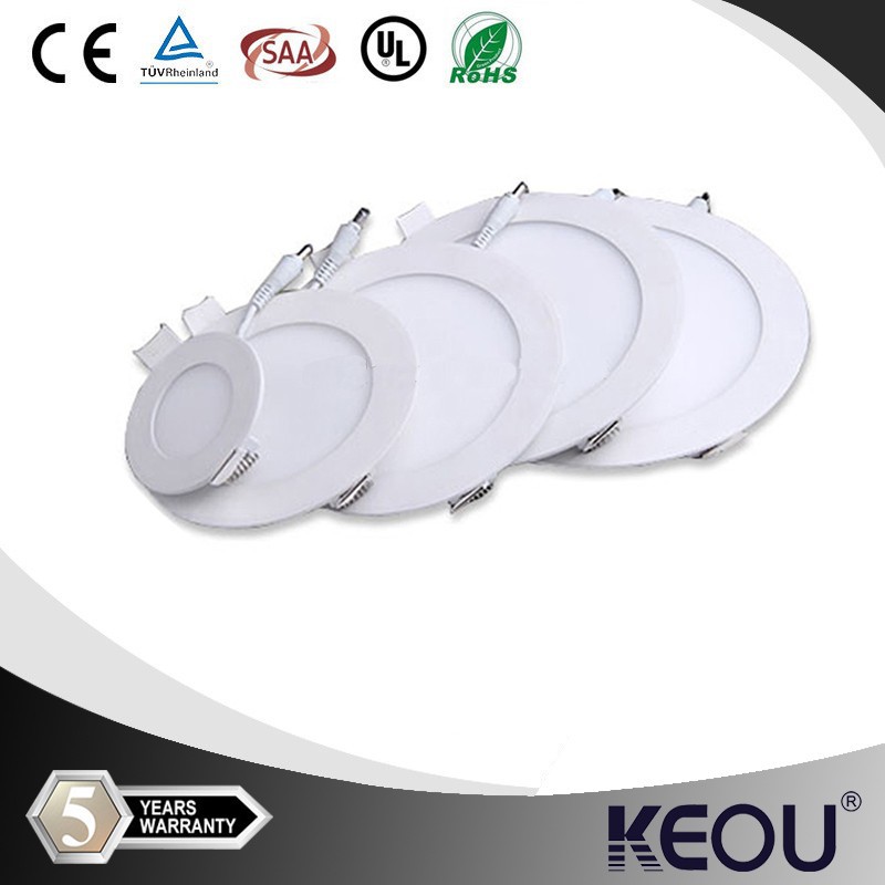 超薄型3w4ワット6w9w12w15w24w18wラウンドledパネルライトエピスターチップ-LEDの照明灯問屋・仕入れ・卸・卸売り